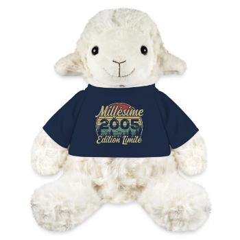 Jahrgang 2005 - Geschenk zum 19-jährigen Jubiläum - MiniFeet® Schaf Annika - French Navy - Vorne