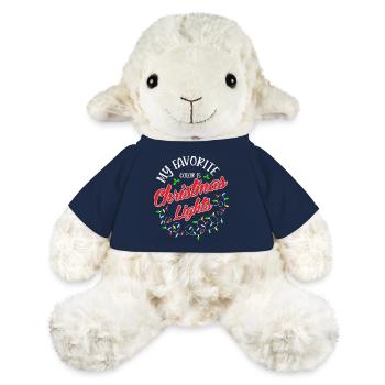 Meine Lieblingsfarbe Ist Weihnachtsbeleuchtung - MiniFeet® Schaf Annika - French Navy - Vorne