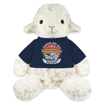 Les Légendes Sont Nées En 2020 - Mouton en peluche Annika MiniFeet® - bleu marine - Devant