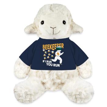 Beekeeper If I Run, You Run Beekeeping Apiarist - MiniFeet® Schaf Annika - French Navy - Vorne