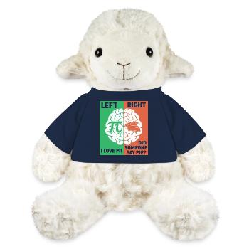 Left Brain Loves Pi, Right Brain Craves Pie - MiniFeet® Sheep Annika - french navy - Front