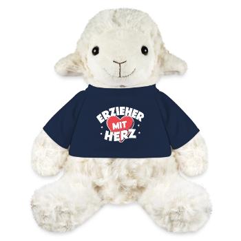 ErzieherHerz Dankeschön Anerkennung Liebe Beruf - MiniFeet® Schaf Annika - French Navy - Vorne