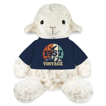 Vintage 1957 - Mouton en peluche Annika MiniFeet® - bleu marine - Devant