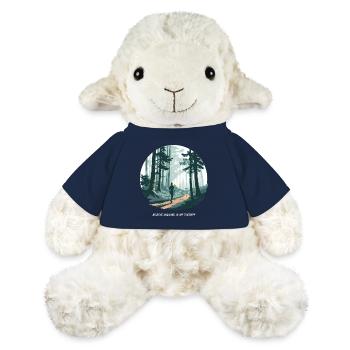 La marche nordique est ma thérapie – Running Forest Nature - Mouton en peluche Annika MiniFeet® - bleu marine - Devant