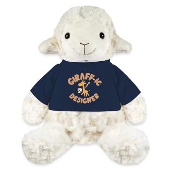 Giraffic Designer Lustig Mediengestalter Fun - MiniFeet® Schaf Annika - French Navy - Vorne