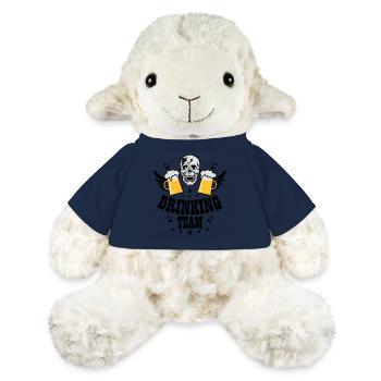83 Totenkopf Skull 2 Bier DRINKING TEAM Beer - MiniFeet® Schaf Annika - French Navy - Vorne