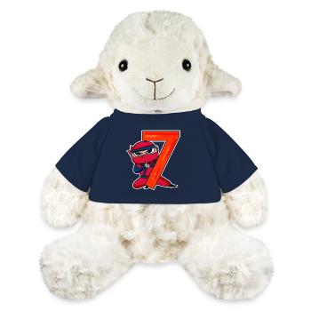 Sohn 7 Jahre alt Ninja - MiniFeet® Schaf Annika - French Navy - Vorne