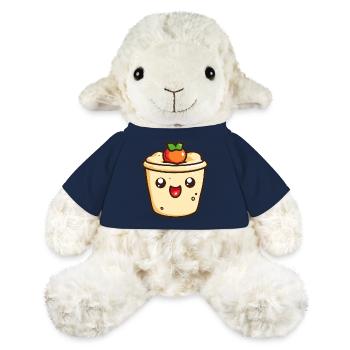 Niedliches Dessert Cartoon - MiniFeet® Schaf Annika - French Navy - Vorne