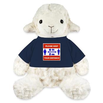 Bitte halten Sie Abstand - MiniFeet® Schaf Annika - French Navy - Vorne