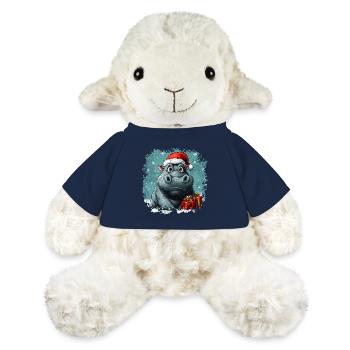 Nilpferd Weihnachten - MiniFeet® Schaf Annika - French Navy - Vorne