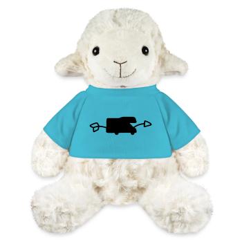 Motorhome Camping Arrow to the right - MiniFeet® Sheep Annika - atoll blue - Front