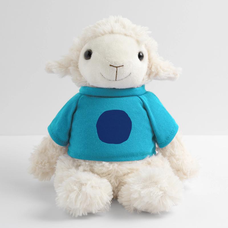 Circle shape hand drawn MiniFeet® Sheep Annika