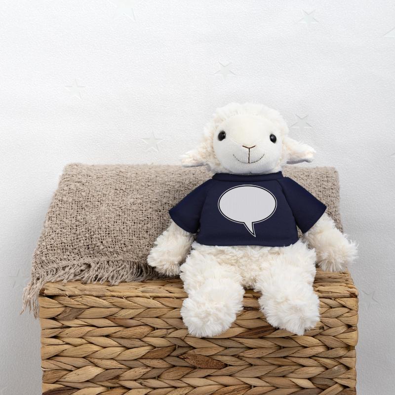 Conception de la bulle de dialogue à droite Mouton en peluche Annika MiniFeet®