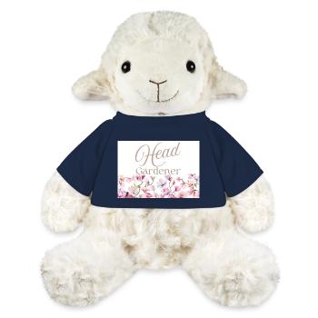 Head Gardener Elegant Script with Floral Border - MiniFeet® Sheep Annika - french navy - Front