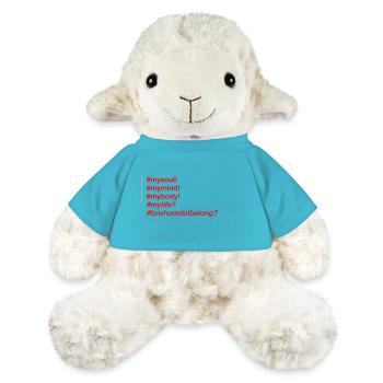 Seelen-Hashtag Kollektion - MiniFeet® Schaf Annika - Atollblau - Vorne