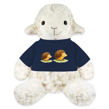 Hérissons mignons pour les vêtements des enfants - Mouton en peluche Annika MiniFeet® - bleu marine - Devant