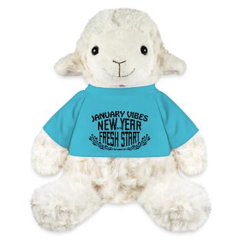 Januar-Vibes Neujahrs-Neustart - MiniFeet® Schaf Annika - Atollblau - Vorne