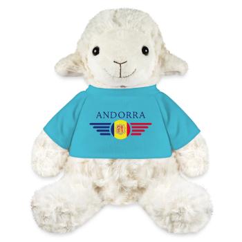 Andorra Style Design T-Shirt - MiniFeet® Sheep Annika - atoll blue - Front