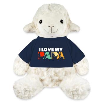 Construction Laborer Papa Tradesman Builder Art - MiniFeet® Sheep Annika - french navy - Front