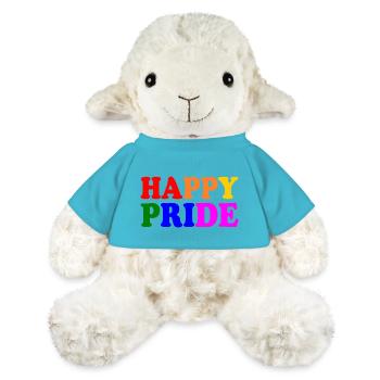 Happy pride - Mouton en peluche Annika MiniFeet® - bleu outremer - Devant