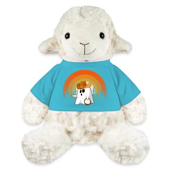 Cowboy Fantôme Rétro Halloween Ambiance effrayante - Mouton en peluche Annika MiniFeet® - bleu outremer - Devant