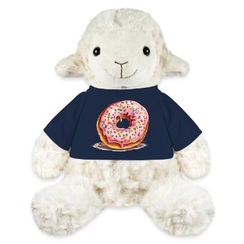 Pink donut with sprinkles - MiniFeet® Sheep Annika - french navy - Front