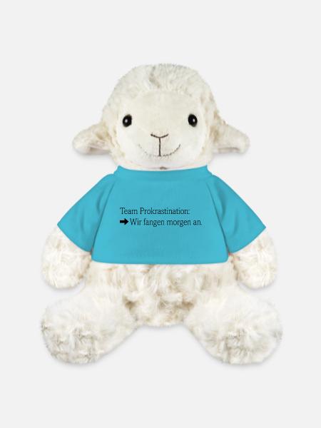 Team Prokrastination - MiniFeet® Schaf Annika - Atollblau
