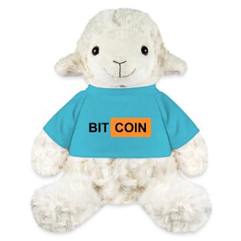 Crypto Bitcoin BTC PRN 1 - Mouton en peluche Annika MiniFeet® - bleu outremer - Devant