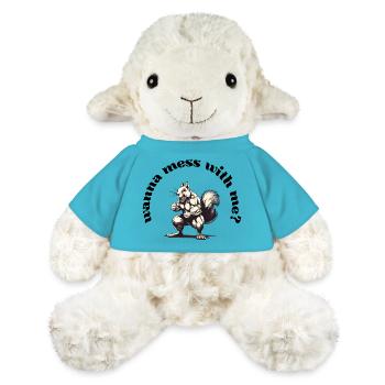 Tu veux jouer avec moi ? - Mouton en peluche Annika MiniFeet® - bleu outremer - Devant