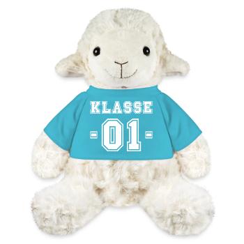 Klasse 1 - Erstklässler Schulkind Einschulung - MiniFeet® Schaf Annika - Atollblau - Vorne