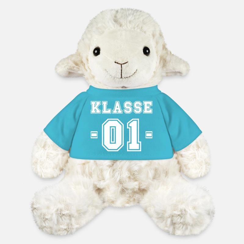 Klasse 1 - Erstklässler Schulkind Einschulung - MiniFeet® Schaf Annika - Atollblau