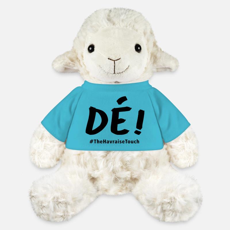 Dé !! - Mouton en peluche Annika MiniFeet® - bleu outremer