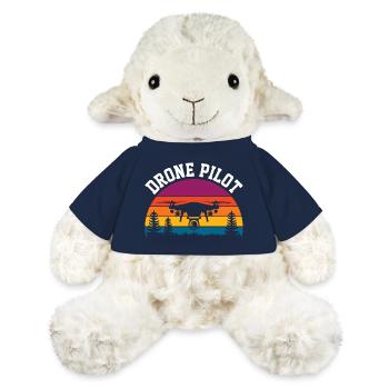 Pilote de drone - Mouton en peluche Annika MiniFeet® - bleu marine - Devant