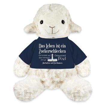 Insel Poel, La vie est une promenade dans le parc - Mouton en peluche Annika MiniFeet® - bleu marine - Devant