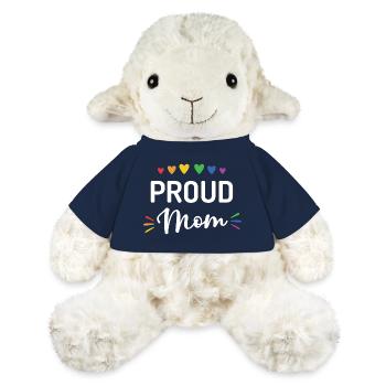 Maman fière - Mouton en peluche Annika MiniFeet® - bleu marine - Devant