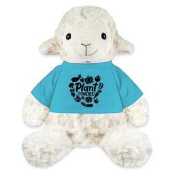 Alimenté par des plantes - Mouton en peluche Annika MiniFeet® - bleu outremer - Devant