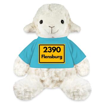 ANCIEN CODE POSTAL RETRO 2390 FLENSBURG – FJORD - Mouton en peluche Annika MiniFeet® - bleu outremer - Devant