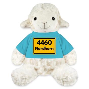 ALTE POSTLEITZAHL PLZ RETRO  4460 NORDHORN – NRW - MiniFeet® Schaf Annika - Atollblau - Vorne