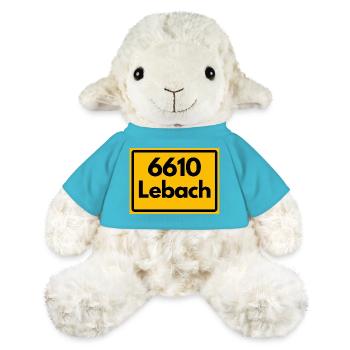ALTE POSTLEITZAHL PLZ RETRO 6610 LEBACH HEIMAT - MiniFeet® Schaf Annika - Atollblau - Vorne