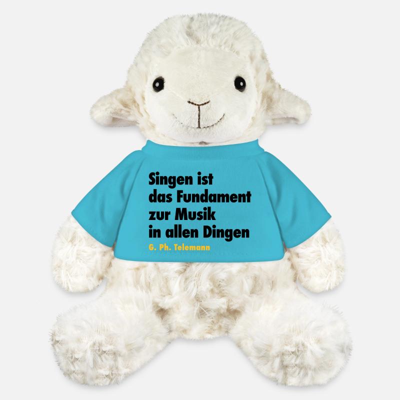 Singen ist das Fundament - MiniFeet® Schaf Annika - Atollblau