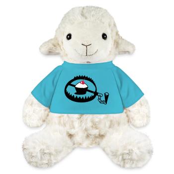 iron with cupcake - MiniFeet® Sheep Annika - atoll blue - Front