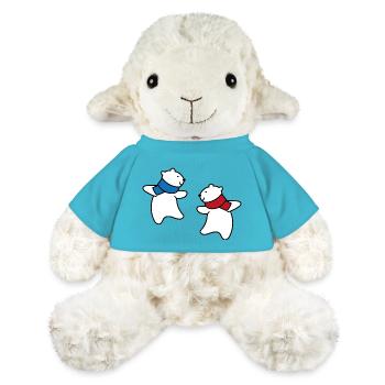 Polar bears - MiniFeet® Sheep Annika - atoll blue - Front