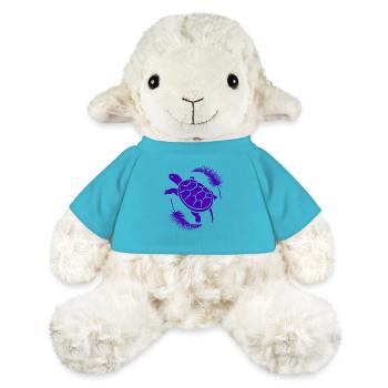Tortue / Reptile - Reptile - Mouton en peluche Annika MiniFeet® - bleu outremer - Devant