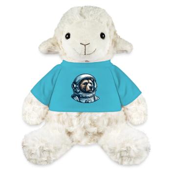 Pensive bear in outer space - MiniFeet® Sheep Annika - atoll blue - Front
