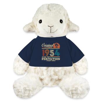 1954 Vintage Retro Birthday Gift - MiniFeet® Sheep Annika - french navy - Front