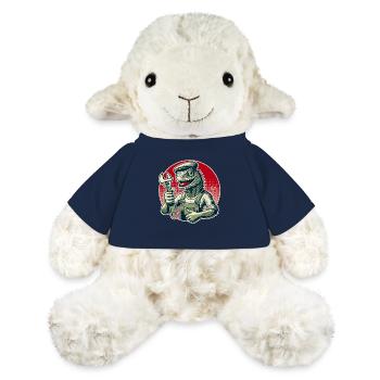 Artisan lézard avec clé - Mouton en peluche Annika MiniFeet® - bleu marine - Devant