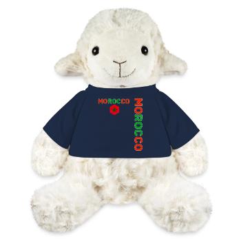 MOROCCAN team supporter football - Mouton en peluche Annika MiniFeet® - bleu marine - Devant