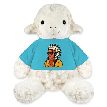 Indien - Mouton en peluche Annika MiniFeet® - bleu outremer - Devant