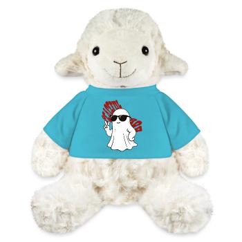 Lässiger Geist mit Sonnenbrille - MiniFeet® Schaf Annika - Atollblau - Vorne