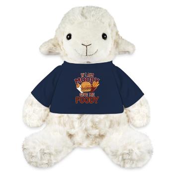 Moody Foodie Hamburger & Fries Design - MiniFeet® Sheep Annika - french navy - Front